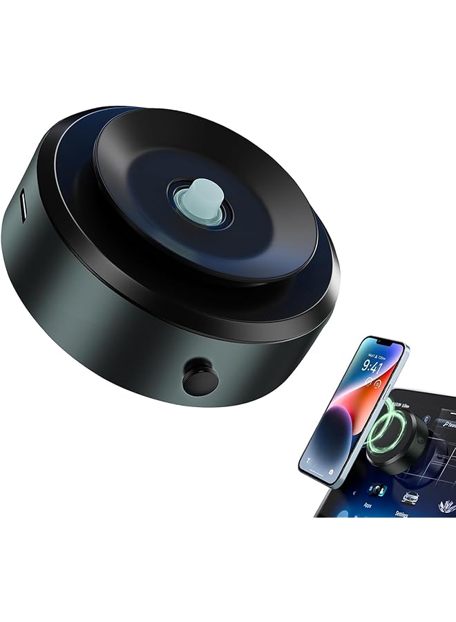 Excefore Magnetic Car Suction Cup Holder Mount,360 Rotation Magnetic Car Cell Phone Holder,Suction Cup Car Phone Mount,Universal Adjustable Windshield Dashboard Mobile Phone Holder (Dark-Green) - Image 1