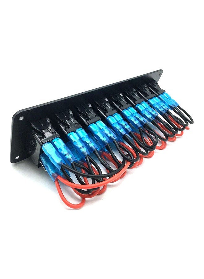 NIBEMINENT 8-Gang Waterproof RV LED Switch Panel for Car Truck Marine Boat - Image 5