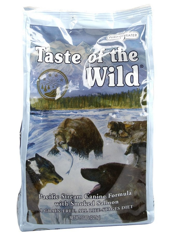 تيست أوف ذا وايلد طعم البرية للكلاب من Pacific Stream - سمك السلمون المدخن - 5 رطل