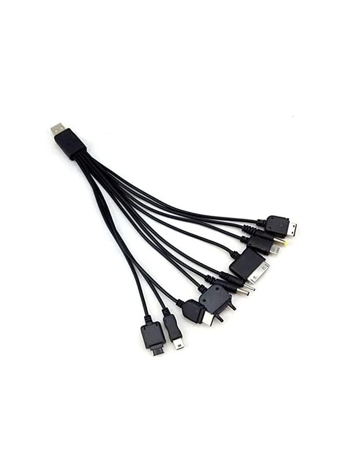 erorex Multi Charger Cable 10 in 1 Universal USB Charger Cable Multifunction Charging Sync Cord Compatible with Cell Phone, PSP,Camera,Nokia,BlackBerry and More  - Image 3