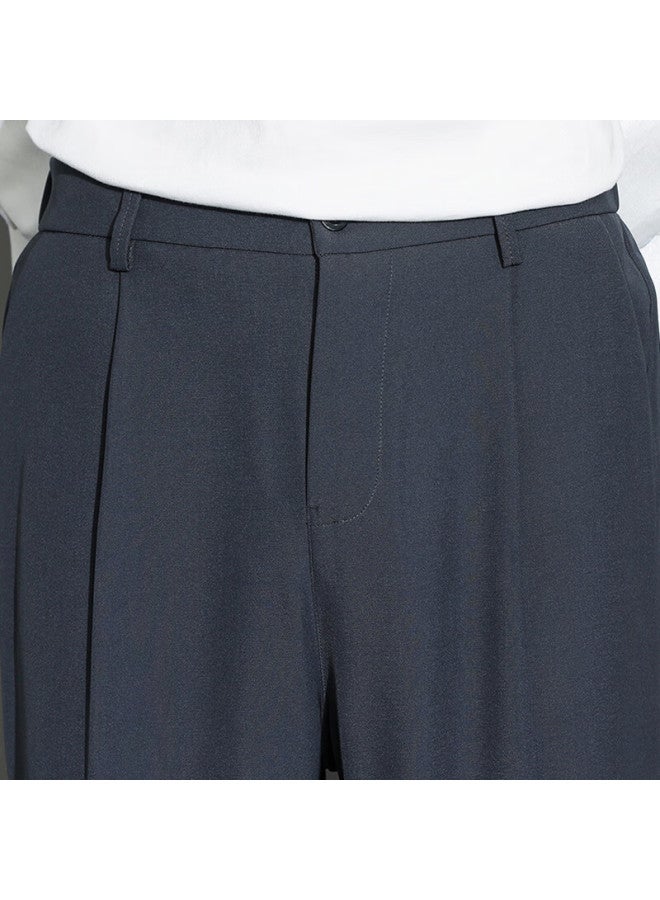 Glm Casual Pants For Men, Autumn Korean Style, Versatile Straight-leg Trousers, Draping Suit Pants, Slimming Long Pants, Men's Clothing - Image 5