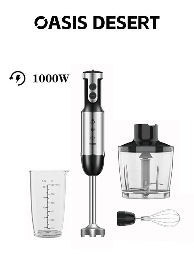 صحراء الواحة 4 في 1 خلاطة يدوية كهربائية 1000W SG-0045.  - Image 1
