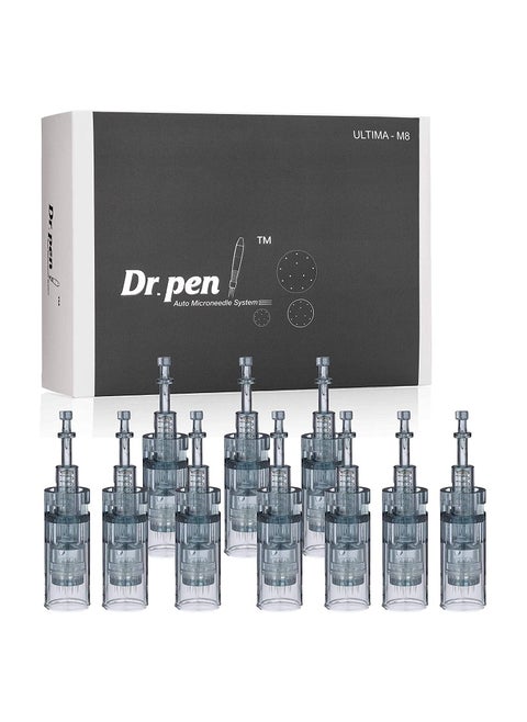 Advanced dermapen dr pen ultima m8 plus original wireless with 20 multi size cartridges for acne scars reduce wrinkles and promote hair growth