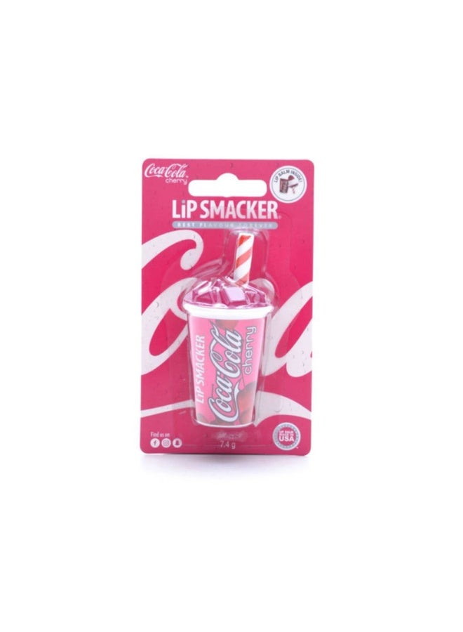 Lip Smacker Coca-cola cup pot balm cherry 7.4g Blst - Image 1