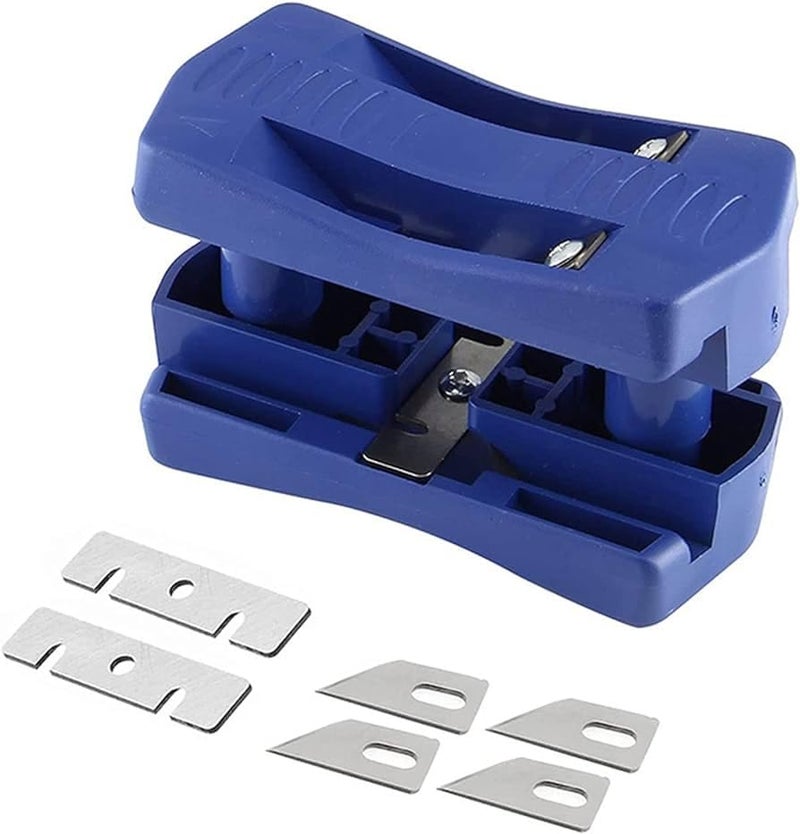 Inditrust ABS Plastic Manual edge Wood Manual Edge Trimmer Wood Edge Band Cutter Tail Trimming Woodworking Tool Carpenter Wood Side Banding Tool Double Sided Trimming Effect