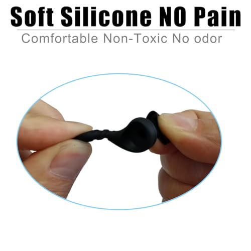 Luckvan Silicone Ear Hooks for Sony WF-1000XM5 Ear Tips Replacement Earbuds Tips for WF-1000XM5 WF-1000XM4 WF-1000XM3 Earbuds 3 Pairs - Image 2