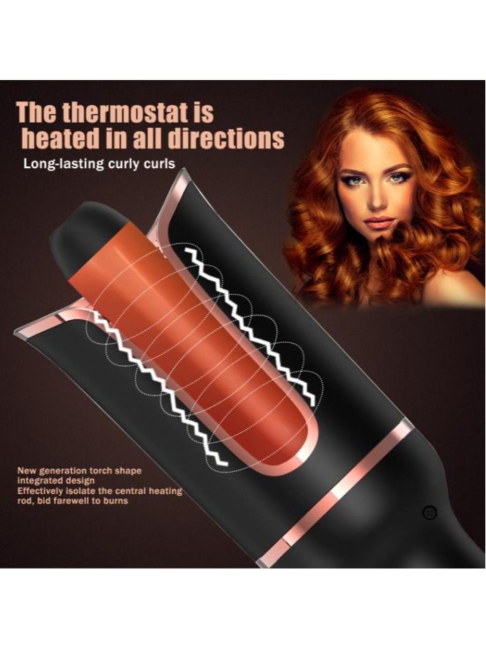Arabest Curling Iron, Curling Iron Automatic Curling Iron 4 Adjustable Temperature Hair Curler Anti-scald Anti-tangling Auto Shut-Off Curling Iron - Image 4