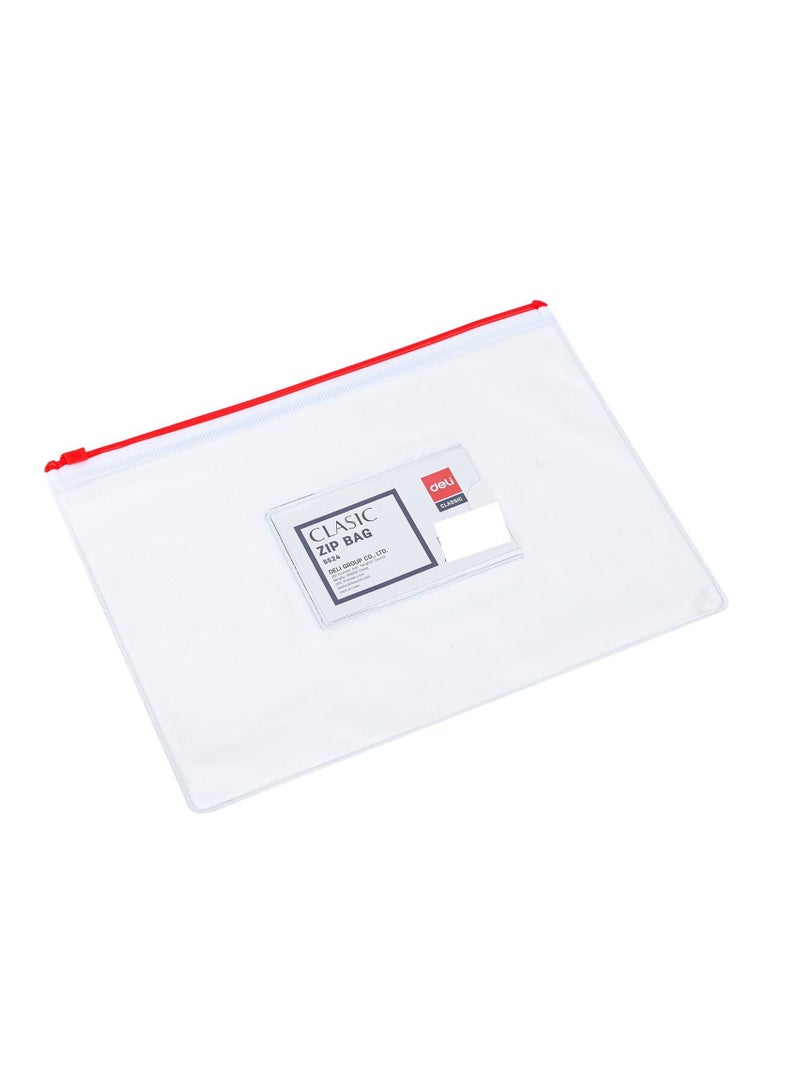 Deli 12-Piece A5 Size Zipper Bag Assorted Colours - Image 2