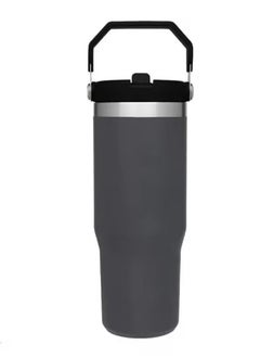 HEROCKX Stainless Steel Tumbler - Vacuum Insulated Water Bottle for Home Office or Car Reusable Cup with Straw Leak Resistant Flip Cold for 12 Hours or Iced for 2 Days 30oz  - Image 2