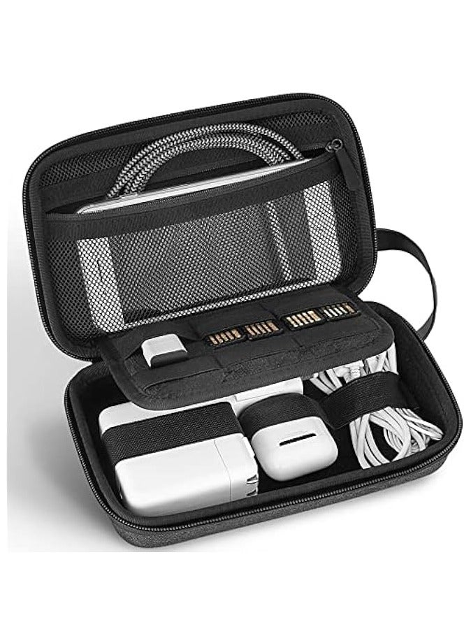 جي تيك حقيبة تنظيم ملحقات السفر من JETech، حقيبة أدوات إلكترونية محمولة لمحول طاقة MacBook، كابل، قلم ستايلس، بطاقة SD، شاحن، ماوس، بنك الطاقة، محرك فلاش USB - Image 1