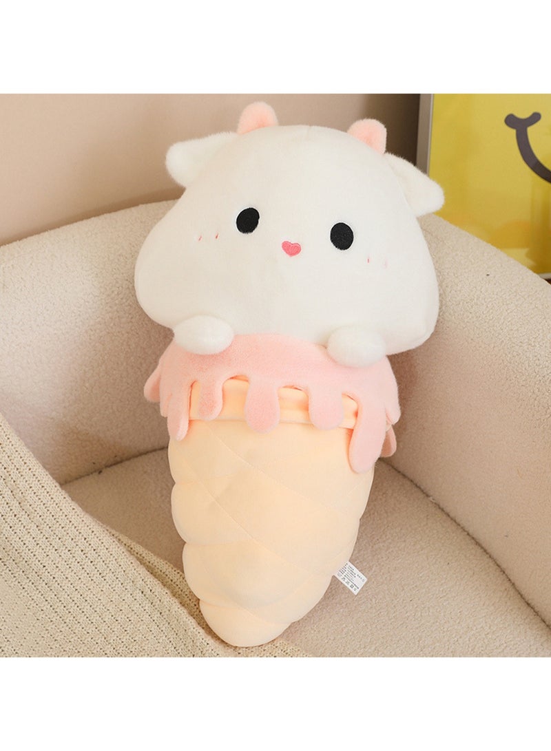 35 CM Cartoon Ice Cream Shape Plush Toy Soft Stuffed Cute Animal Doll For Girls And Boys All Ages Gift（Style 1） - Image 3