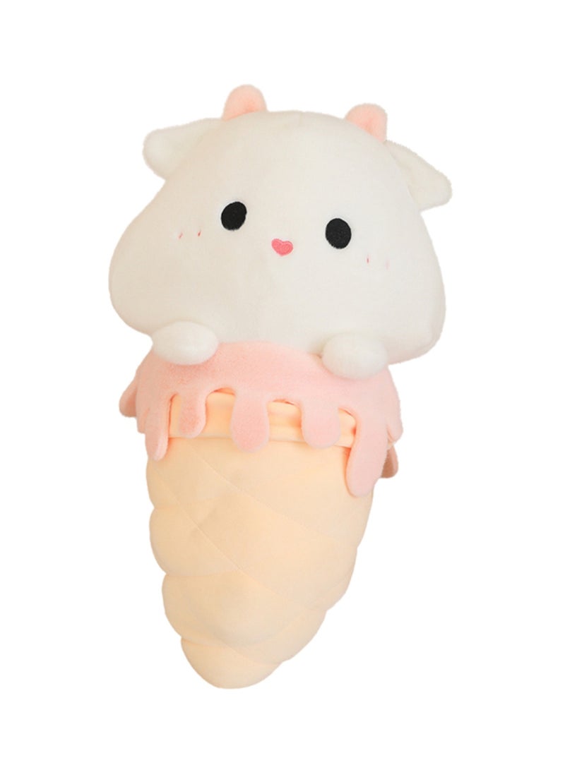 35 CM Cartoon Ice Cream Shape Plush Toy Soft Stuffed Cute Animal Doll For Girls And Boys All Ages Gift（Style 1） - Image 1