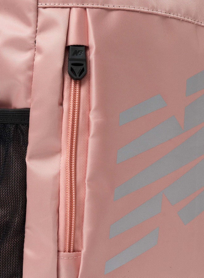 نيو بالانس حقيبة ظهر مدرسية بطبعة شعار مع أحزمة كتف قابلة للتعديل - Image 5