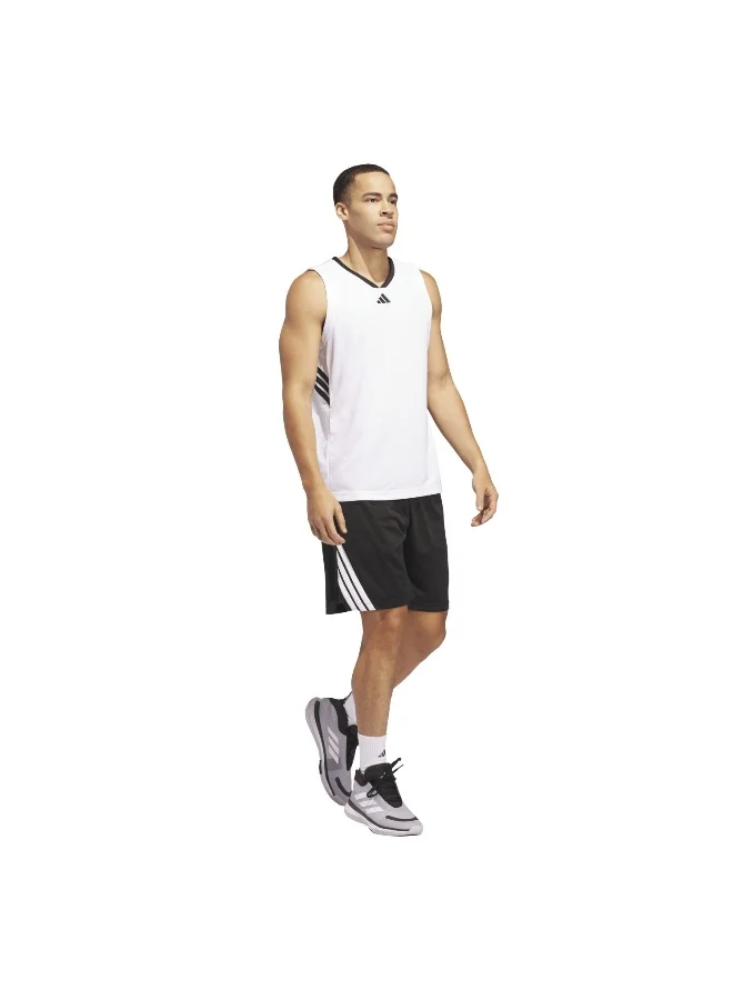Adidas 3-Stripes Short Black Basketball Shorts For Men XS 9"