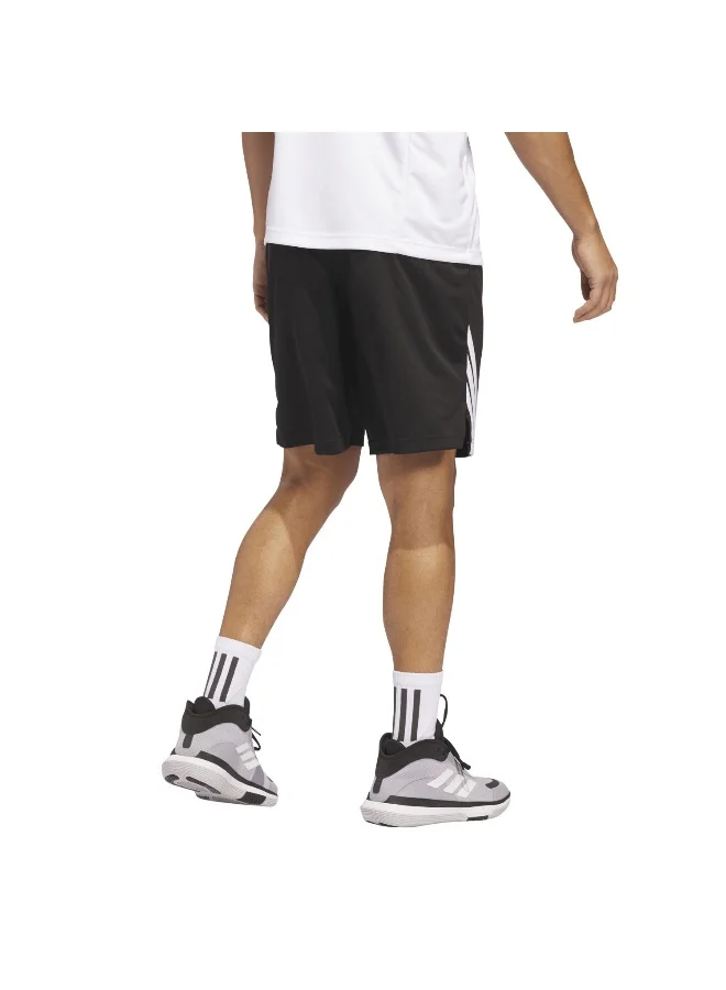 Adidas 3-Stripes Short Black Basketball Shorts For Men XS 9"