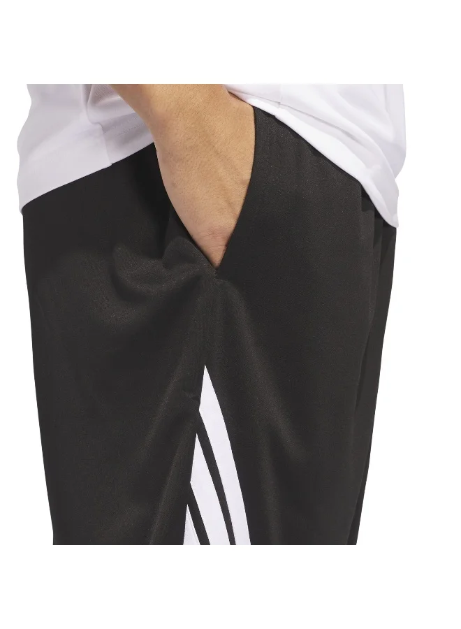 Adidas 3-Stripes Short Black Basketball Shorts For Men XS 9"