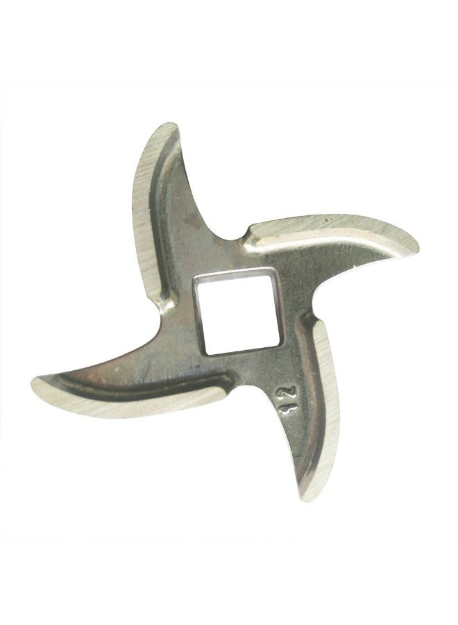 KISSUN 2 Pack #12 Meat Grinder Blade Stainless Steel Knife Cutter Replacement for Grinders, Please check the size and shape - Image 5