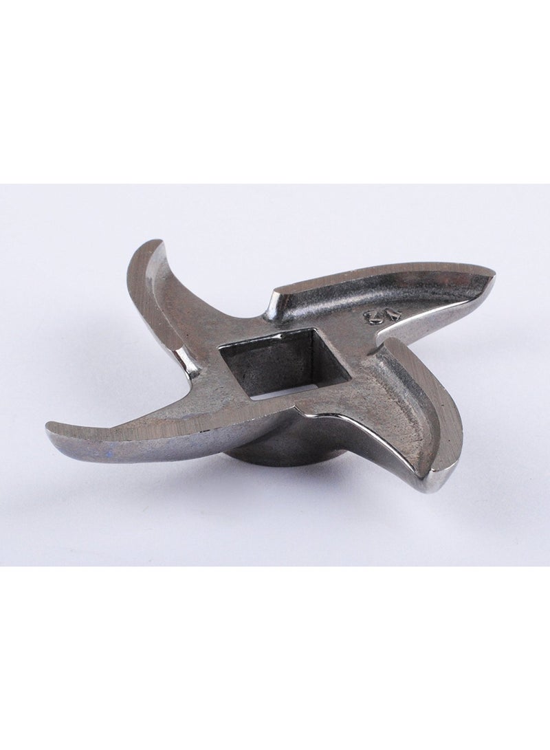 KISSUN 2 Pack #12 Meat Grinder Blade Stainless Steel Knife Cutter Replacement for Grinders, Please check the size and shape - Image 4
