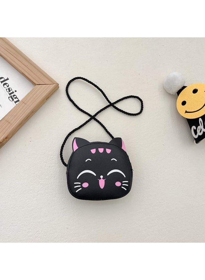 New Cartoon Children Messenger Bag Cute Cat Children Fashion Coin Purses and Handbags Cute Boy Girl Mini Shoulder Bag 