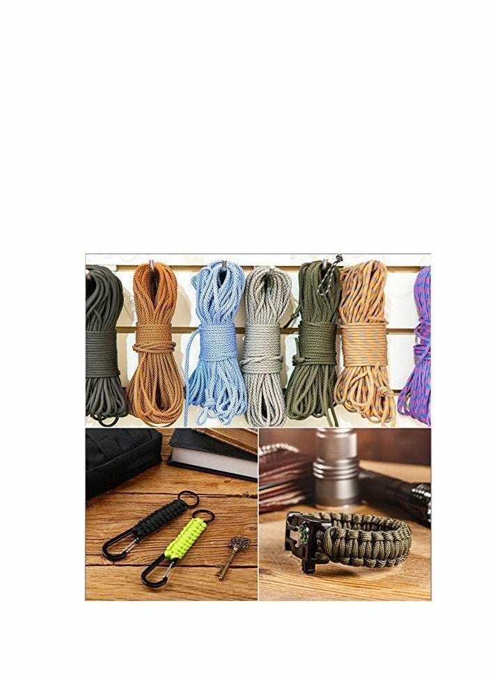 Generic - Paracord FID Set Stainless Steel Knotter Tools Marlinspike Set Paracord Stitching Lacing Stitching Needles and Smoothing Tool Knotter Tools for Leather or Paracord Work (Black) - Image 1