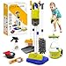 Dreamon Toddler Cleaning Set 14Pcs Kids Cleaning Toy Set with 2in1 Kids Vacuum That Really Works Pretend Home Cleaning Play Set for Toddler Age 37 Christmas Birthday Gift for Girls BoysBlue - Image 2