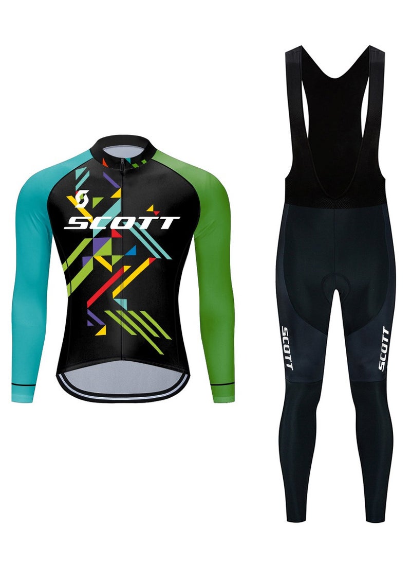 KUYING GR New Summer Outdoor Sunscreen Moisture Absorption Quick Drying Bicycle Women's Cycling Clothing Set  - Image 1