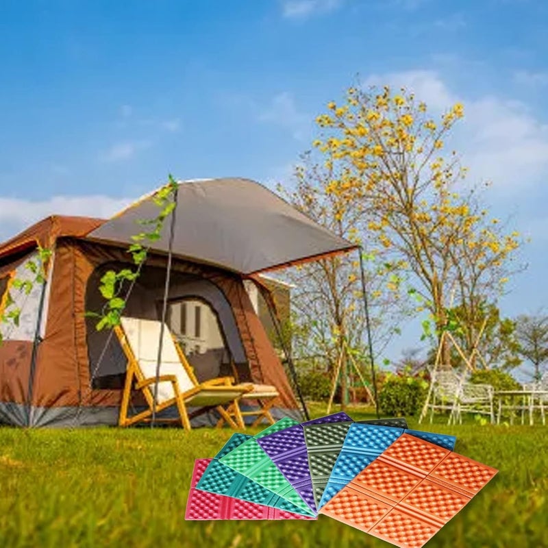 KPS حصيرة فوم مائية خفيفة الوزن وقابلة للطي | وسادة جلوس للنزهات/التخييم/الأنشطة الخارجية/السفر/الصيد/الشاطئ | وسادة مريحة | وسادة مقعد قابلة للطي (عبوة من 1، متعددة الألوان) - Image 2