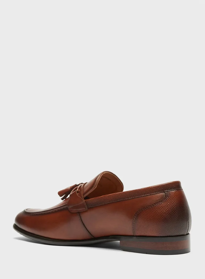 DUCHINI Tassel Formal Slip Ons
