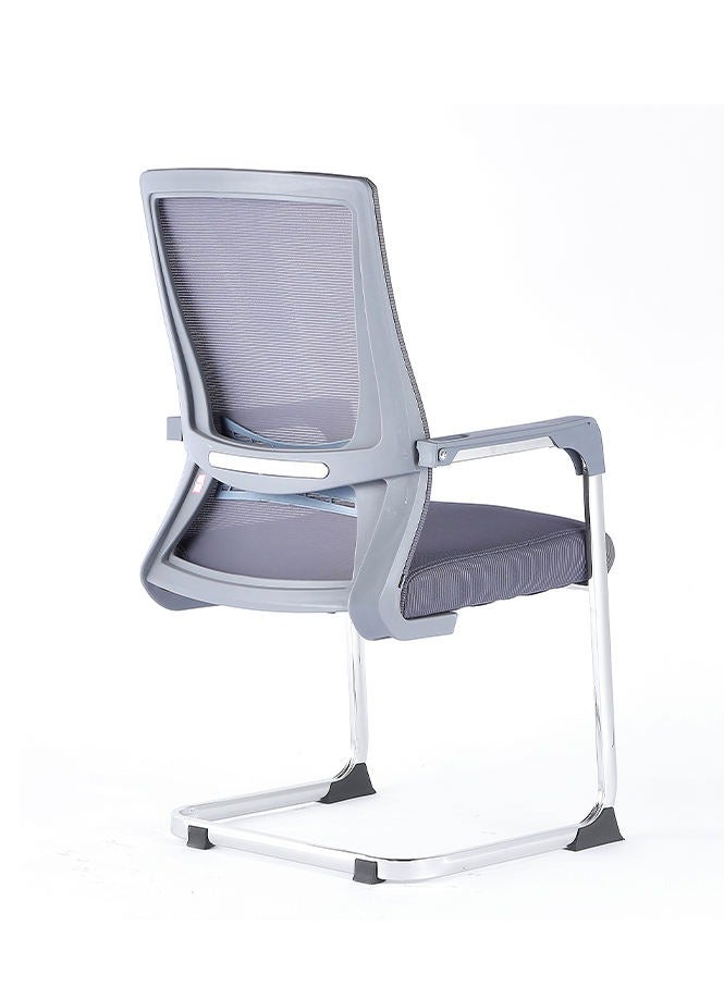 l'elefante Ergonomic Mesh Visitor Chair with Metal Frame – Comfortable Office Guest Chair with Padded Seat & Armrests – Sleek & Sturdy Design  - Image 3