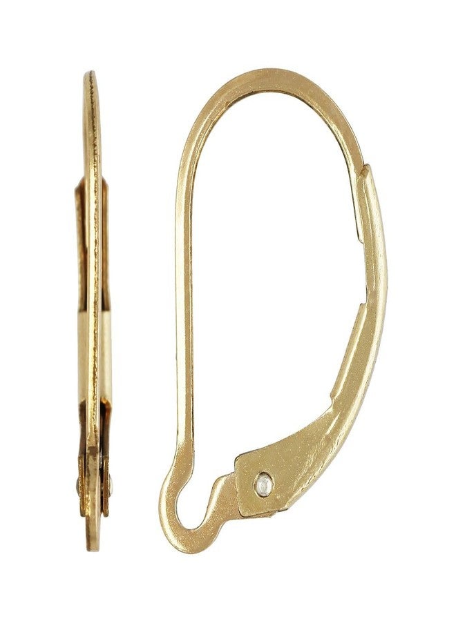 Adabele 2pcs Adabele Real 1/20 14K Gold Filled Strong Interchangeable Leverback Earring Hooks Open Ring Non Tarnish for DIY Earrings Jewelry Making JK1-H - Image 2