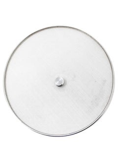 Kuber Industries Kuber Industries Stainless Steel Vessel Net Cover/Lid/Strainer/Splash & Splatter Guard, 12 Inch (Silver)  - Image 2