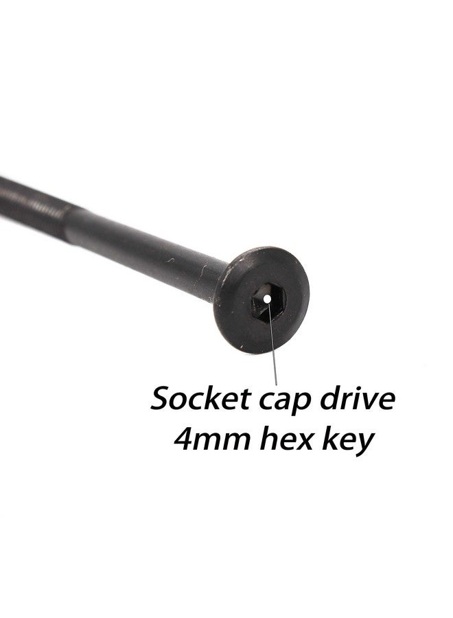 cSeao 10-Pack M6 70mm Black Socket Cap Screws Barrel Nuts Set for Furniture Crib Chairs Baby Bed - Image 5