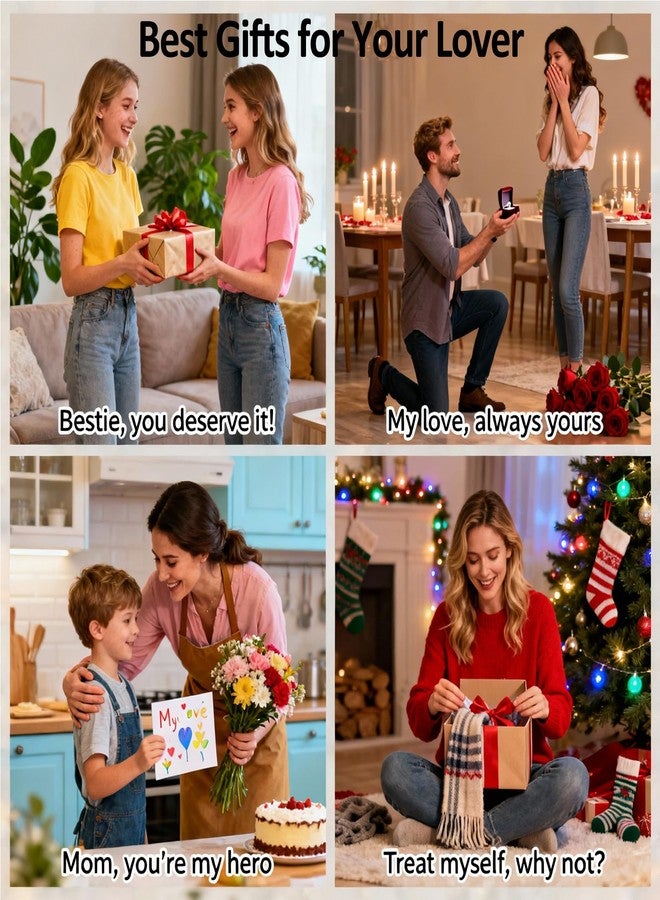 DALARAN 925 Mother Charms Fit Pandora Charms Mom Love Heart Bead Butterfly and Flower Mother's Day Present for Women - Image 4