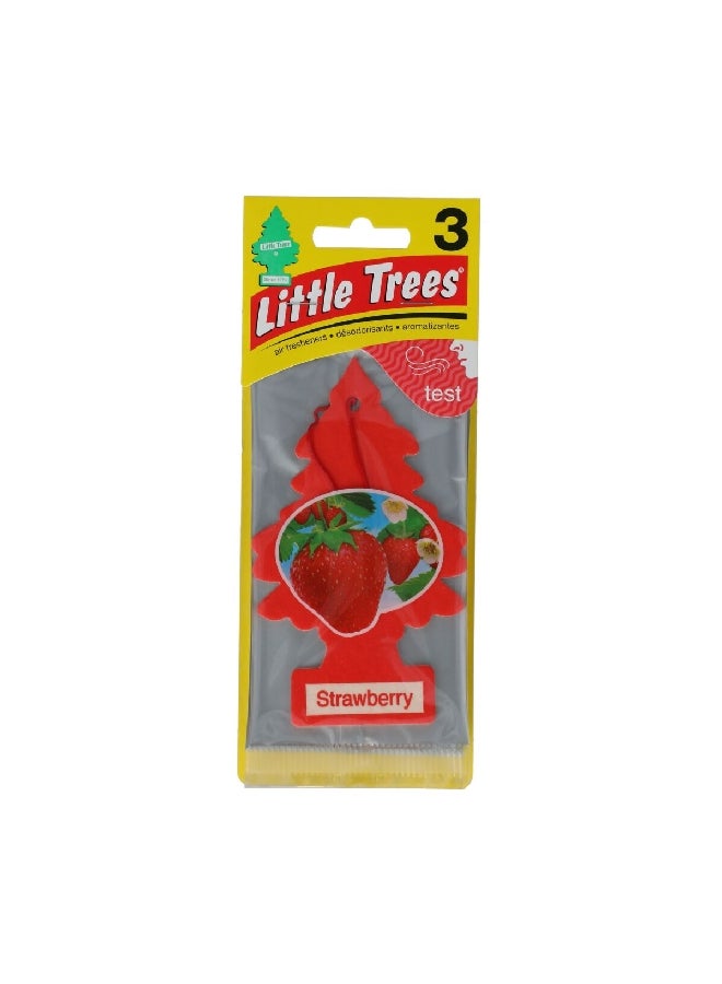 ليتل تريز بطاقة معطرة للجو قابلة للتعليق في السيارة تراديشنال، 3 قطع من 23.876 x 1.207 x 12.446 سم U3S-32012 - Image 1