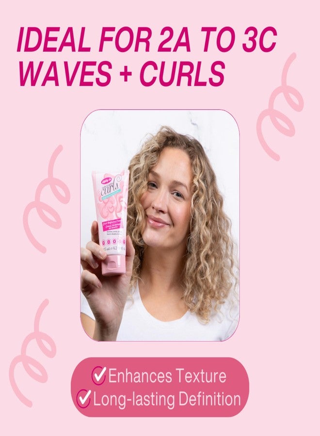 dippity-do Dippity Do Girls with Curls Leave-In Curl Defining Cream - Anti-Frizz Styling Cream for Curly & Wavy Hair - Includes Shea Butter & Coconut Oil to Strengthen & Protect - 125 mL/4.2 fl oz - 2 Pack - Image 4