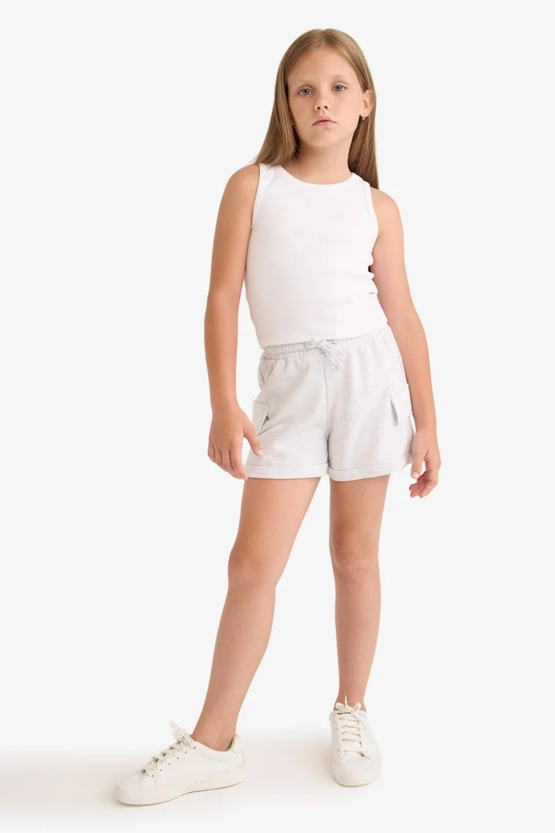 ديفاكتو Girl Cargo Pocket Shorts