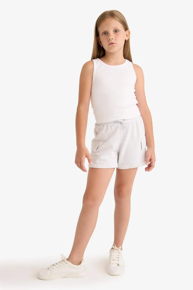 ديفاكتو Girl Cargo Pocket Shorts