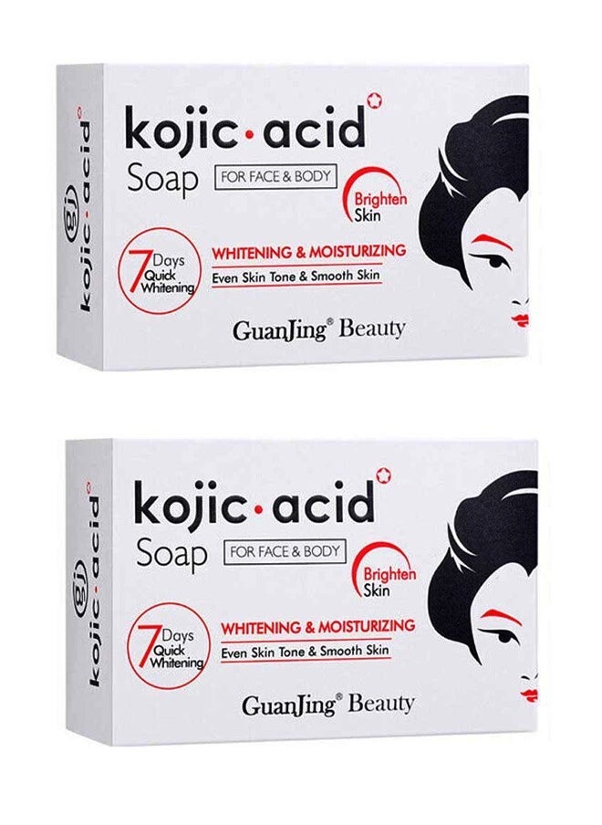 KOJIC ACID Two Pieces Of Kojic Soap For Face And Body 120x2 g  - Image 1