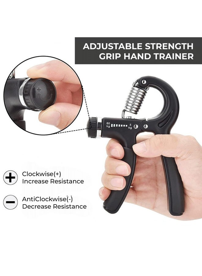 SLOVIC - Hand Gripper | Adjustable Hand Grip For Forearm Strength [5-60 Kg] And Gym Workout | Home Gym Equipment For Men | Exercise Accessories For Forearms, Grip Strengthener, And Hand Exercise At Home - Image 1
