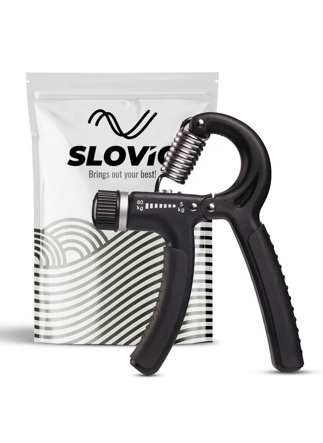 SLOVIC - Hand Gripper | Adjustable Hand Grip For Forearm Strength [5-60 Kg] And Gym Workout | Home Gym Equipment For Men | Exercise Accessories For Forearms, Grip Strengthener, And Hand Exercise At Home - Image 1