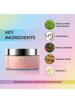 CIEL Skin Brightening Face Mask For Instant Glowing Skin Clear Uneven-Toned Sun Tan Removal Skin 100 Gm  - Image 4