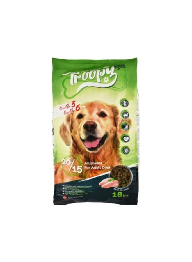 Troopy Adult Dog Dry Food 18kg
