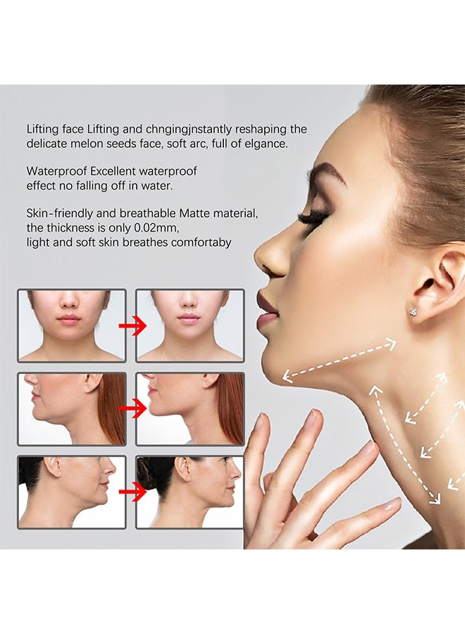 West&Month V-Shaped Invisible Tape,Face Myofascial Lifting Patch, High Elasticity Facial Lift Tape, Skin Lift Tape for Tightening Neck Wrinkles and Saggy Skin 40 Patch - Image 3