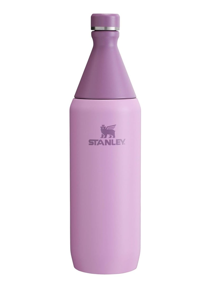 Stanley All Day Slim Bottle 18 oz | 500ML Travel Bottle Twist On Lid With Leakproof Seal, Slim Design for Travel & Gym, Insulated Stainless Steel Gym Bottle, BPA-Free Stanley Vaccum Pot Lilac - Image 1
