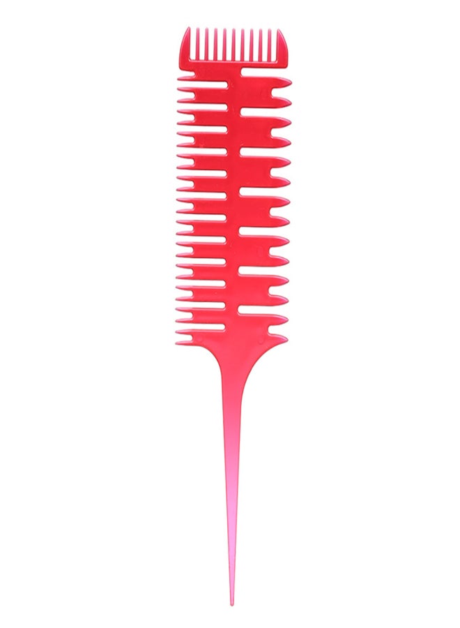 Hair Dyeing Comb 3-Way Sectioning Highlight Comb Professional Weave Weaving Comb Hair Dye Styling Tool For Salon Use - Image 1