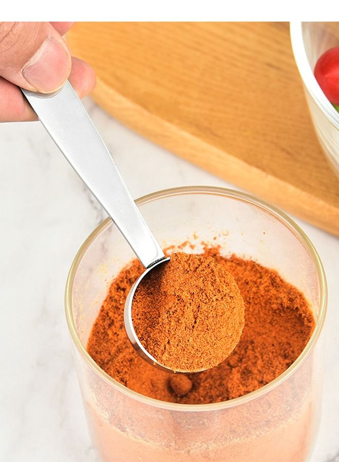 general ملعقة قهوة 2 في 1 من الفولاذ المقاوم للصدأ باللون الذهبي - Image 4