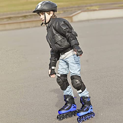PAPAISON Adjustable Inline Skates for Kids and Adults with Full Light Up Wheels, Outdoor Roller Skates for Girls and Boys, Men and Women - Image 2
