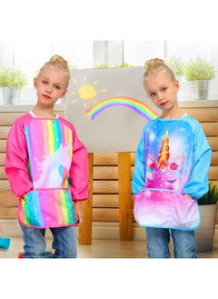 Sylfairy Sylfairy Art Smock for Kids Waterproof Artist Painting Smocks Toddler Painting Apron  - Image 4
