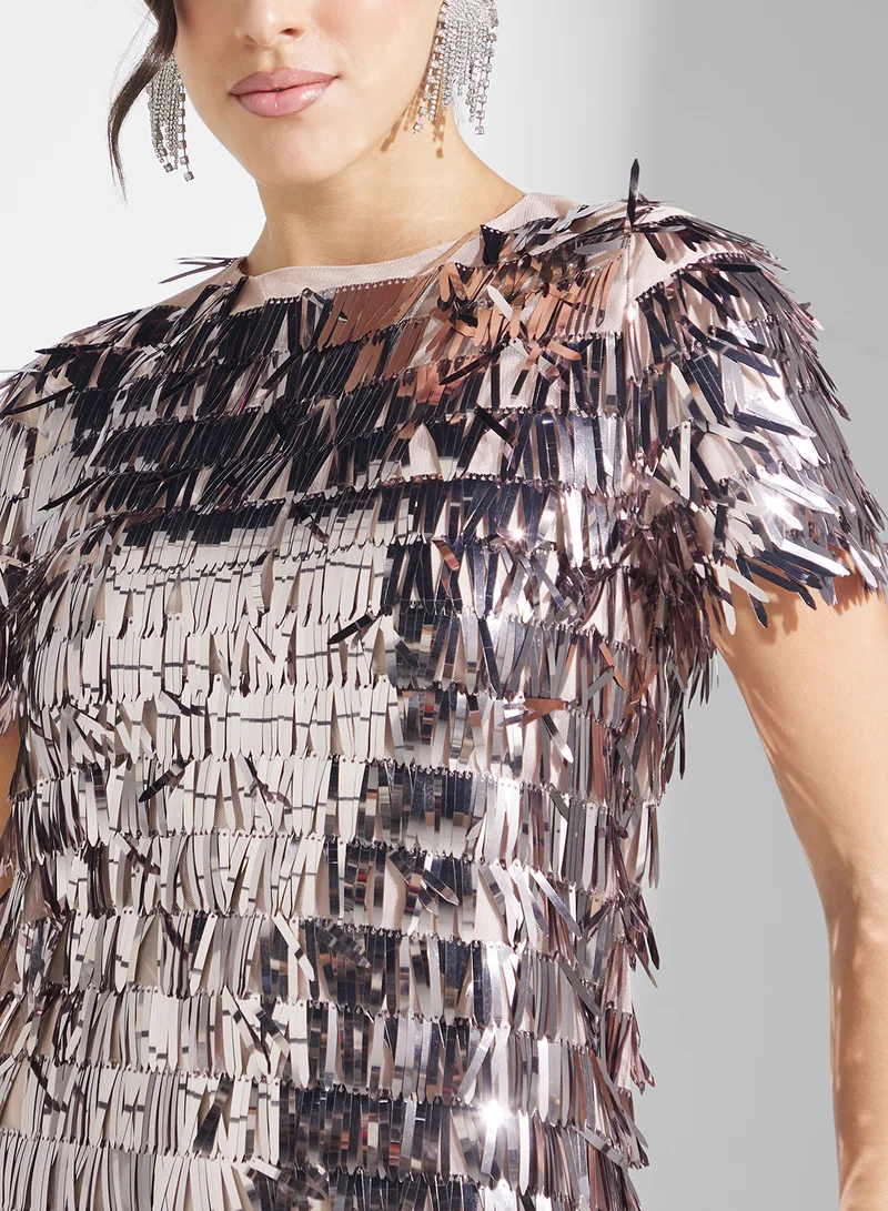Jaded Rose Fringe Party Dress