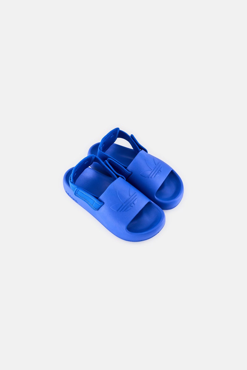 adidas Originals Kids Boys Velcro Closure Outdoor Sandals, Blue - Image 4